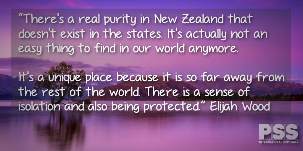 Elijah Wood Quote about New Zealand