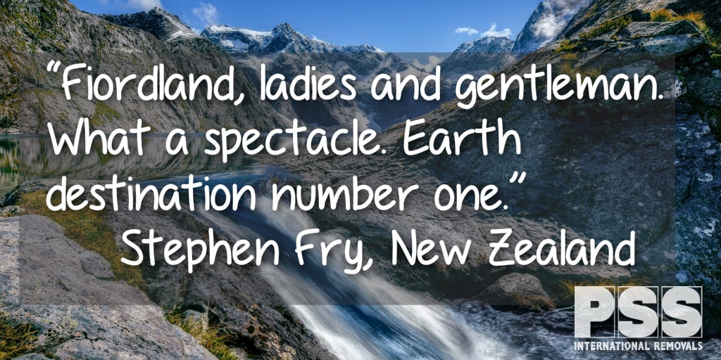 Stephen Fry quote about New Zealand