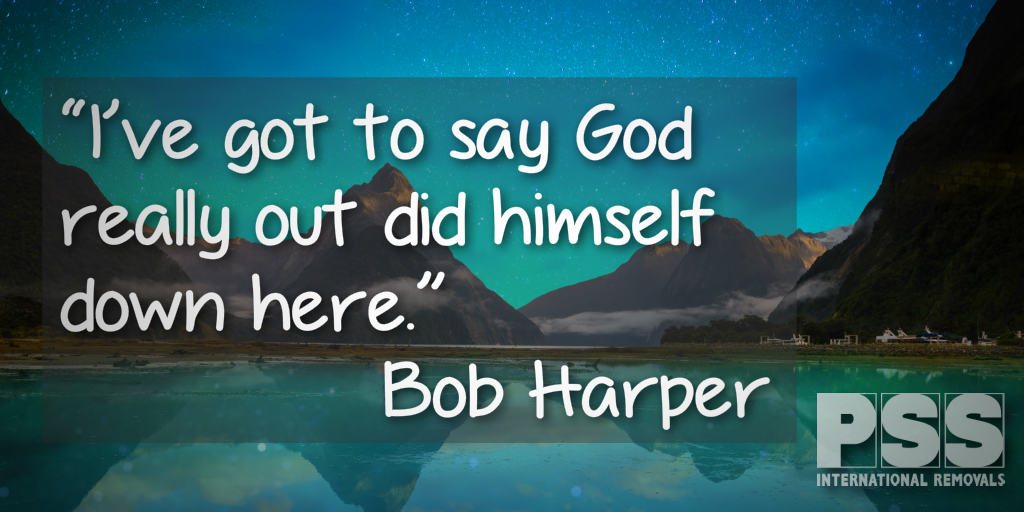 Bob Harper Quote about New Zealand