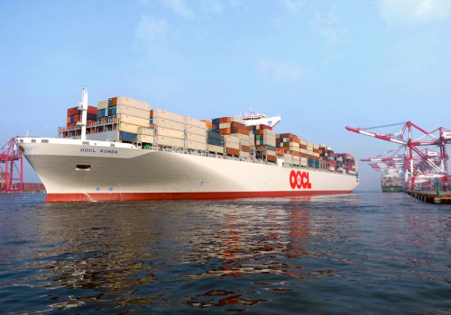 OOCL shipping departing port
