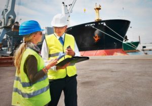 customs inspection in port