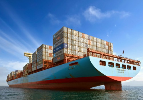 large Maersk container ship