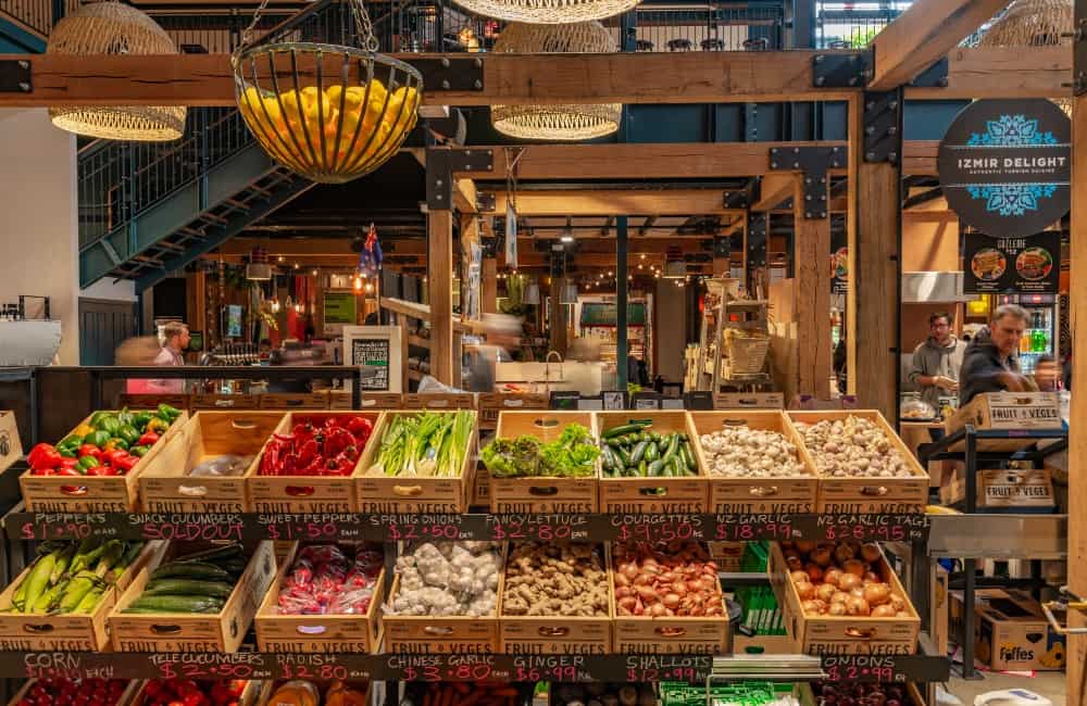 New Zealand-Food Market-Christchurch-Street Food-Fresh Ingredient-