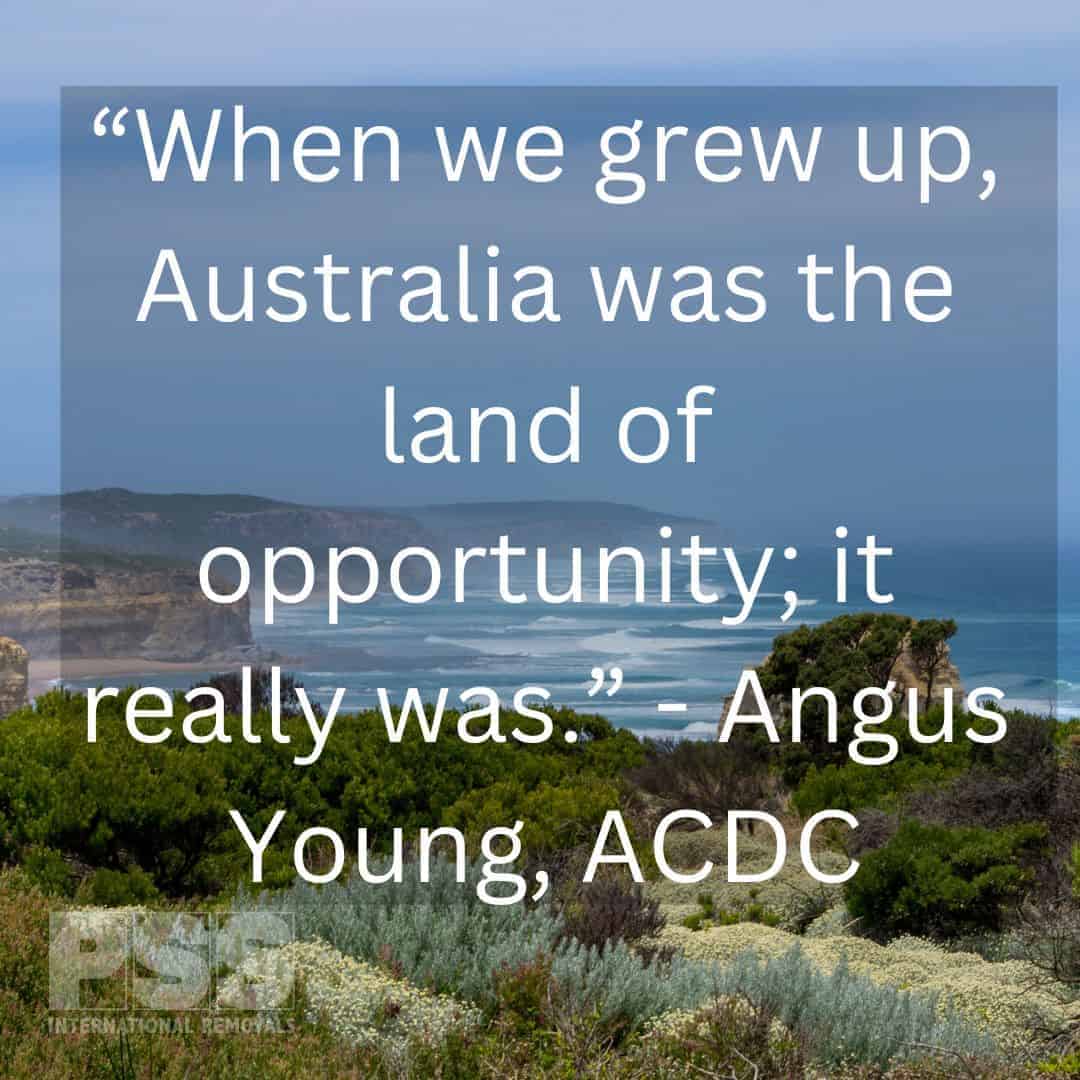 Barry Quote on Australia land of opportunity Barry Quote on Australia land of opportunity
