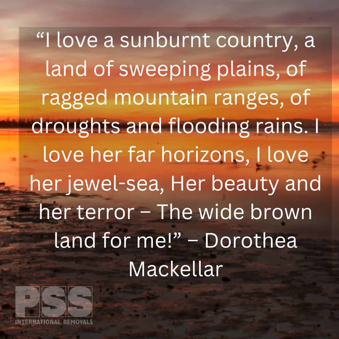 Dorothea Mackellar Quote on Aus Dorothea Mackellar Quote on Aus