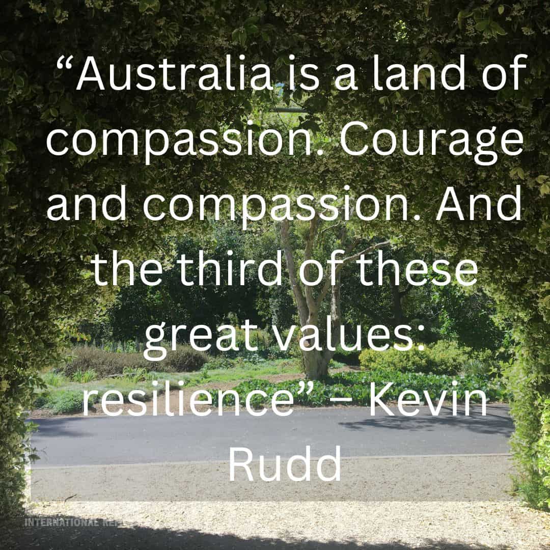 Kevin Rudd Quote on Aus Kevin Rudd Quote on Aus