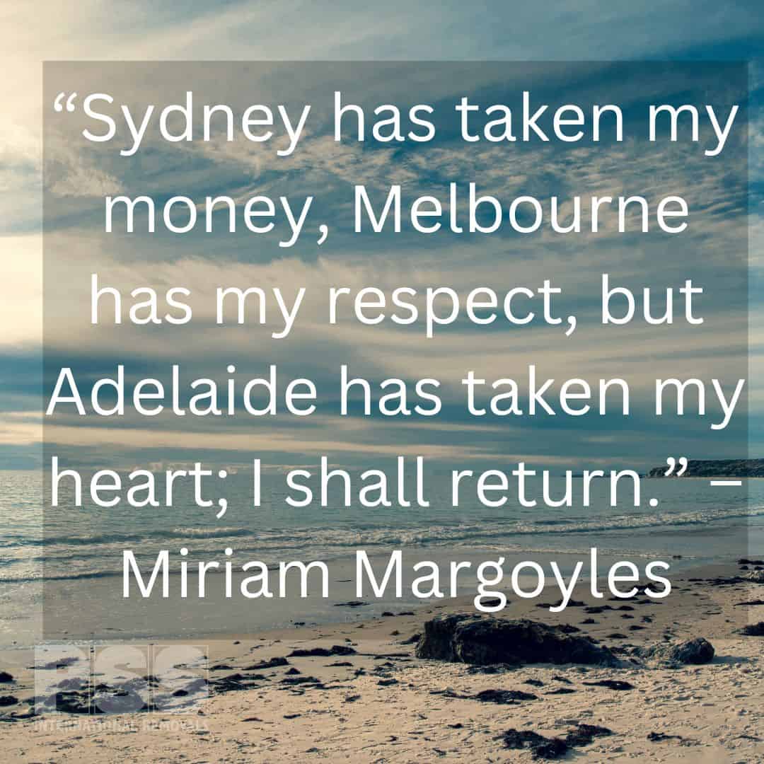 Miriam Margoyles Quote on Australia Miriam Margoyles Quote on Australia