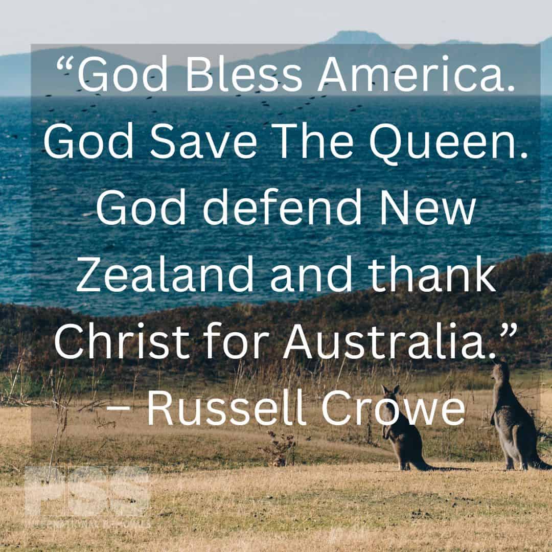 Russell Crowe Quote on Australia bless Russell Crowe Quote on Australia bless