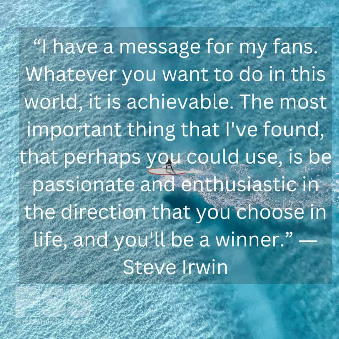 Steve Irwin quote on Australia Steve Irwin quote on Australia