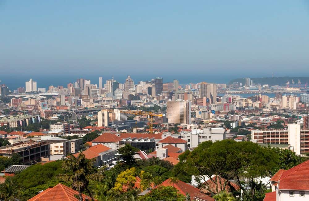 International removals to Durban from UK