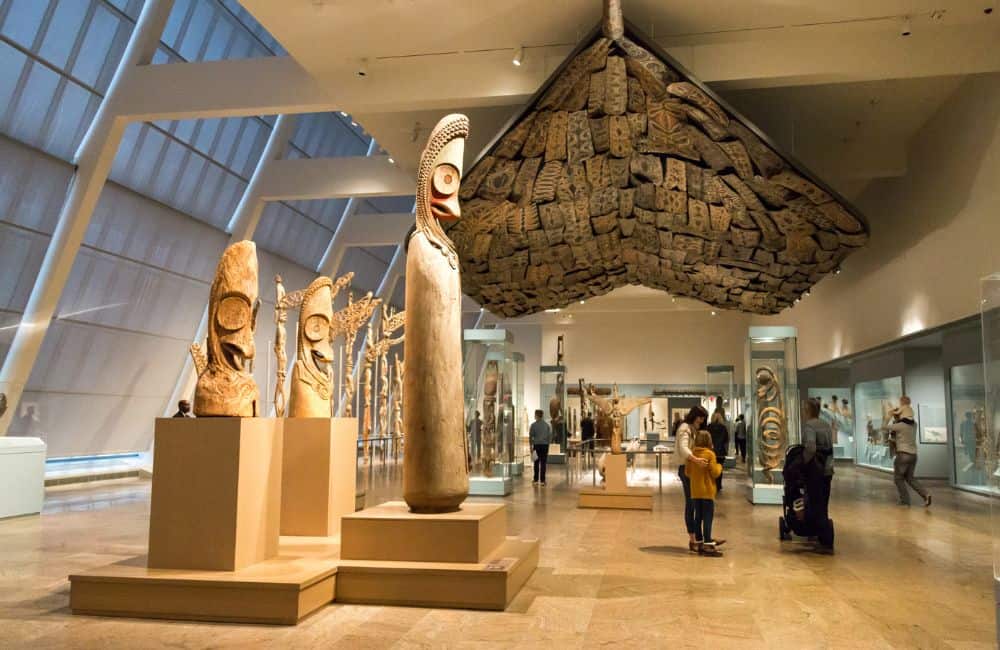 People enjoying the museum