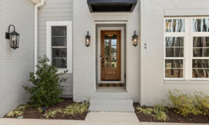 front door of house