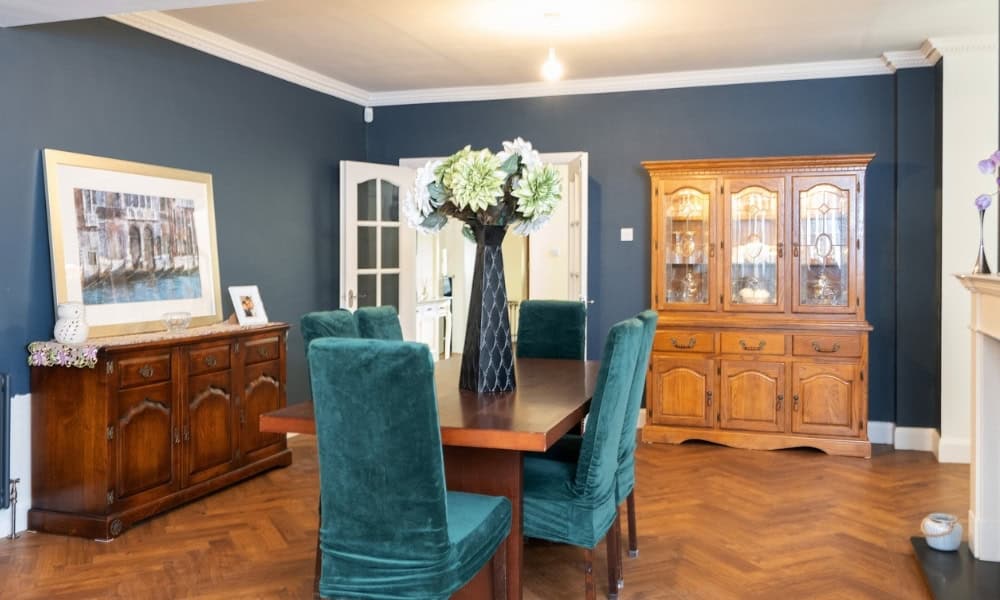 Dining Room Furniture Before Packing